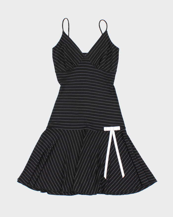 Vintage Y2k 00s Le Chateau Stripe Dress - XS