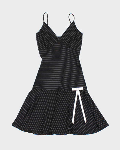 Vintage Y2k 00s Le Chateau Stripe Dress - XS
