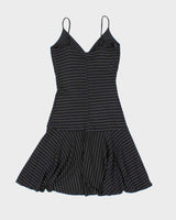 Vintage Y2k 00s Le Chateau Stripe Dress - XS
