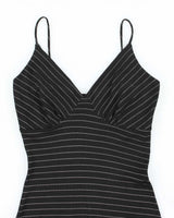 Vintage Y2k 00s Le Chateau Stripe Dress - XS