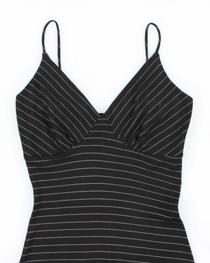 Vintage Y2k 00s Le Chateau Stripe Dress - XS