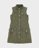 Vintage Burberry Cargo Mini Dress - XS