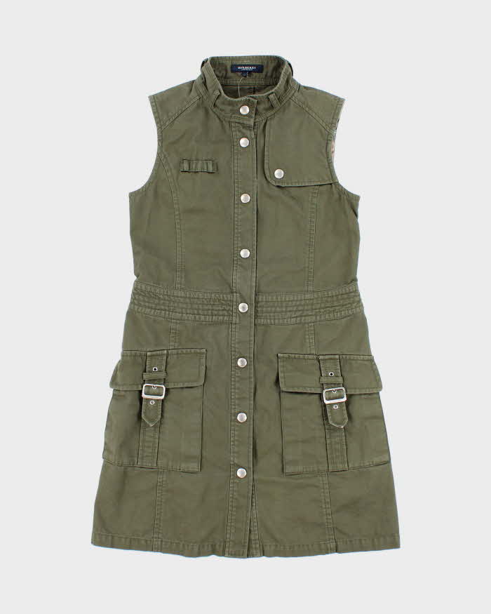 Vintage Burberry Cargo Mini Dress - XS
