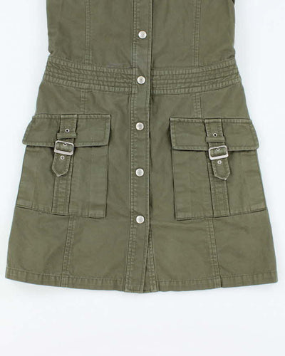 Vintage Burberry Cargo Mini Dress - XS