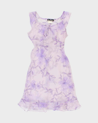 Vintage 90s Euro Mode Mesh Dress - M