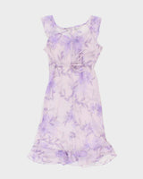 Vintage 90s Euro Mode Mesh Dress - M
