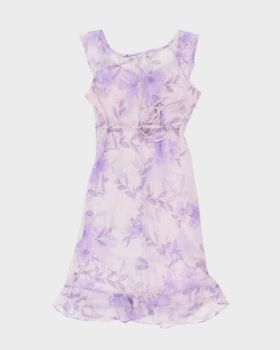 Vintage 90s Euro Mode Mesh Dress - M