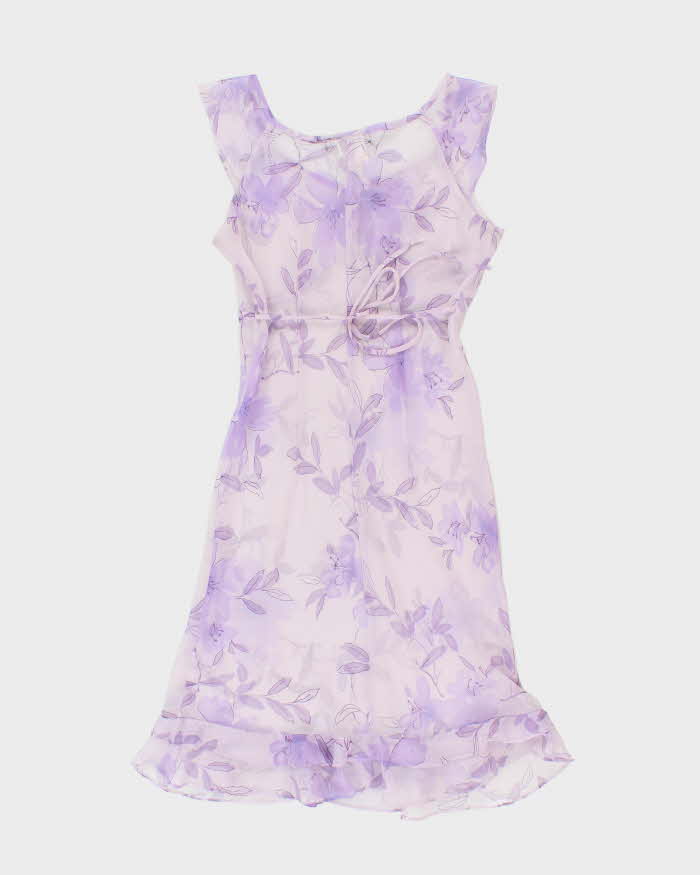 Vintage 90s Euro Mode Mesh Dress - M
