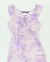 Vintage 90s Euro Mode Mesh Dress - M