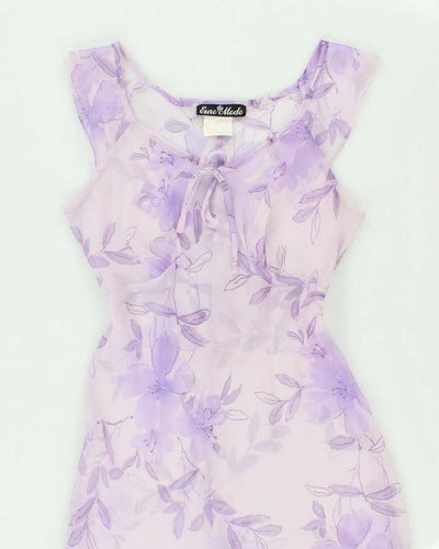 Vintage 90s Euro Mode Mesh Dress - M