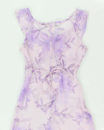 Vintage 90s Euro Mode Mesh Dress - M
