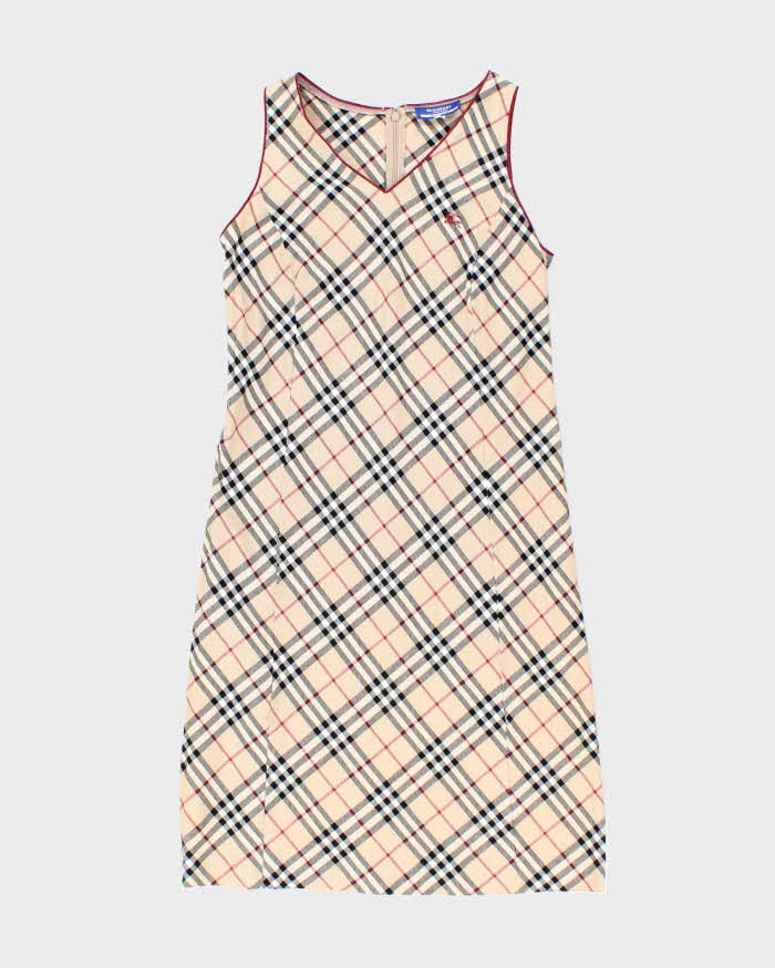 Vintage Burberry Blue Label Nova Check Dress - S