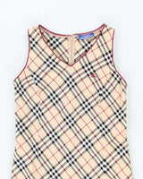 Vintage Burberry Blue Label Nova Check Dress - S