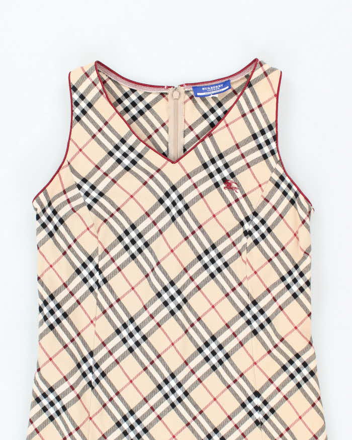 Vintage Burberry Blue Label Nova Check Dress - S