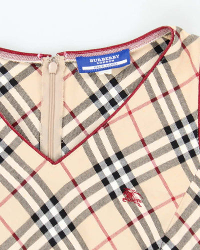 Vintage Burberry Blue Label Nova Check Dress - S