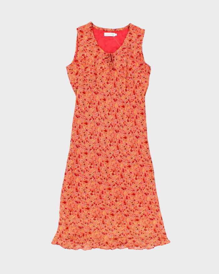 Vintage 90s To a T Paisley Pattern Dress - M