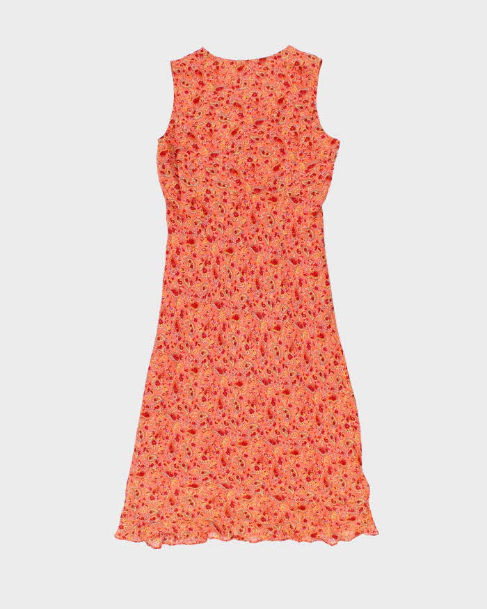 Vintage 90s To a T Paisley Pattern Dress - M