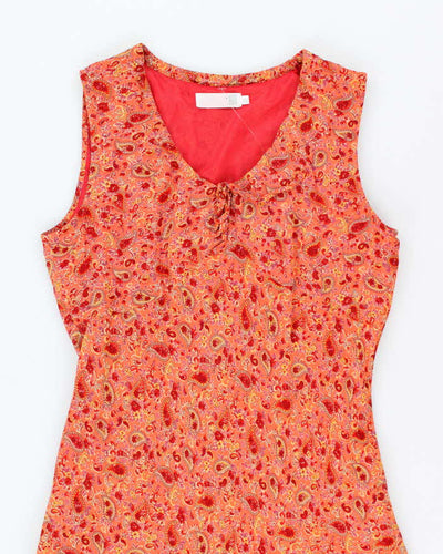 Vintage 90s To a T Paisley Pattern Dress - M