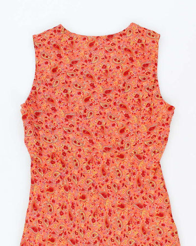 Vintage 90s To a T Paisley Pattern Dress - M