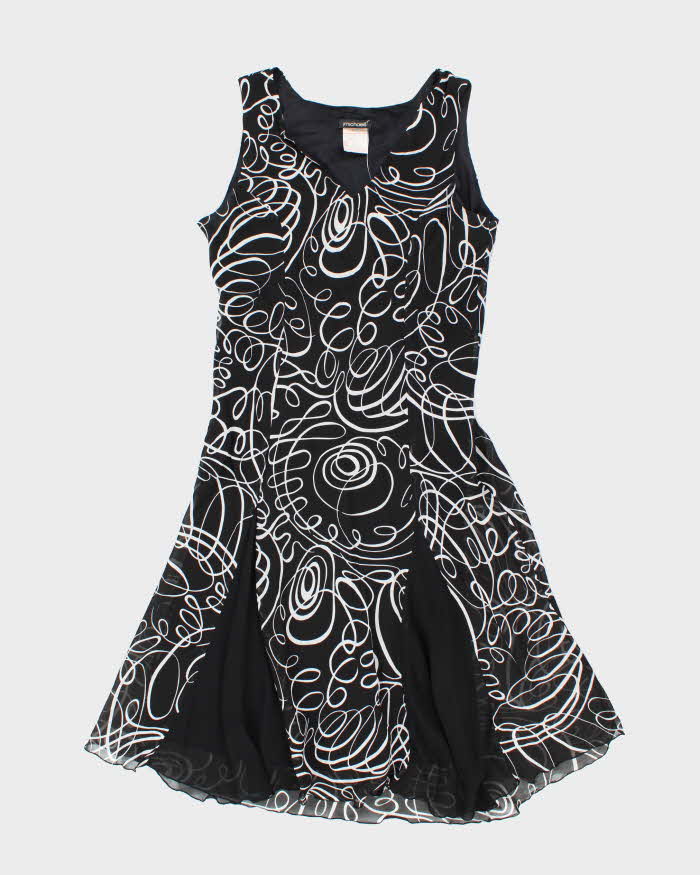 Vintage 90s 00s Jmichaels Swirl Pattern  Dress - M