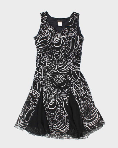 Vintage 90s 00s Jmichaels Swirl Pattern  Dress - M