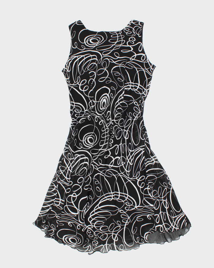 Vintage 90s 00s Jmichaels Swirl Pattern  Dress - M