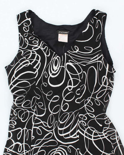 Vintage 90s 00s Jmichaels Swirl Pattern  Dress - M