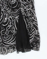 Vintage 90s 00s Jmichaels Swirl Pattern  Dress - M