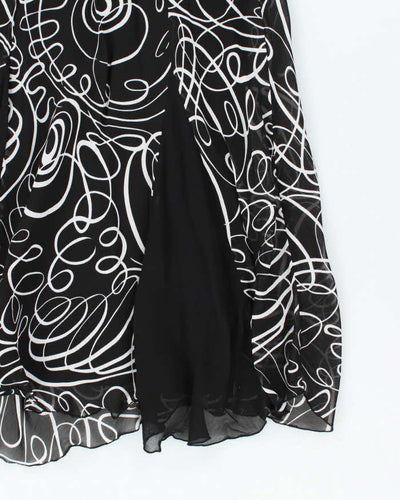 Vintage 90s 00s Jmichaels Swirl Pattern  Dress - M