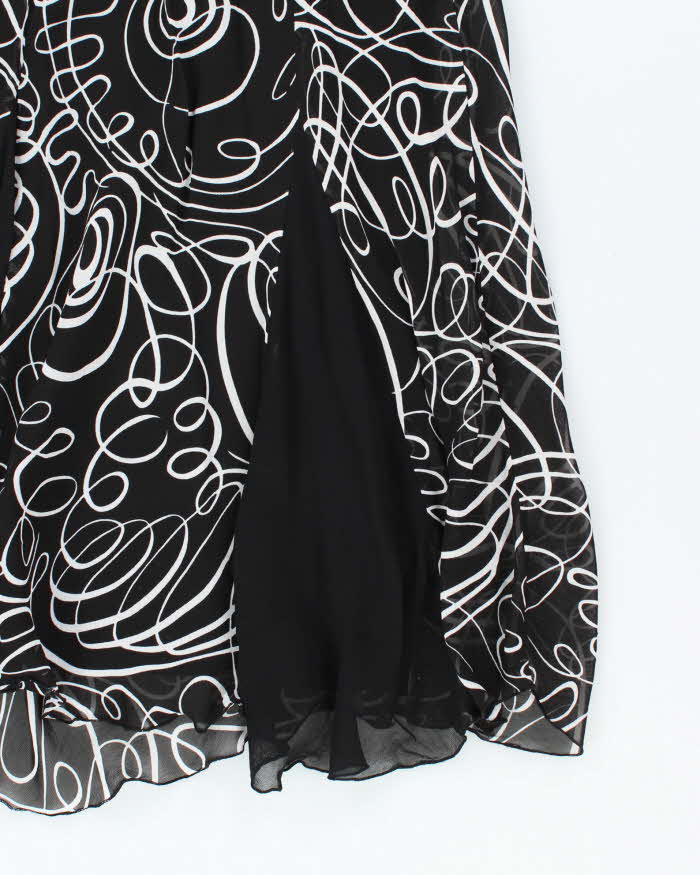 Vintage 90s 00s Jmichaels Swirl Pattern  Dress - M
