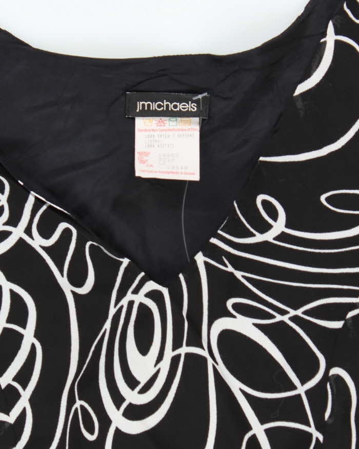 Vintage 90s 00s Jmichaels Swirl Pattern  Dress - M