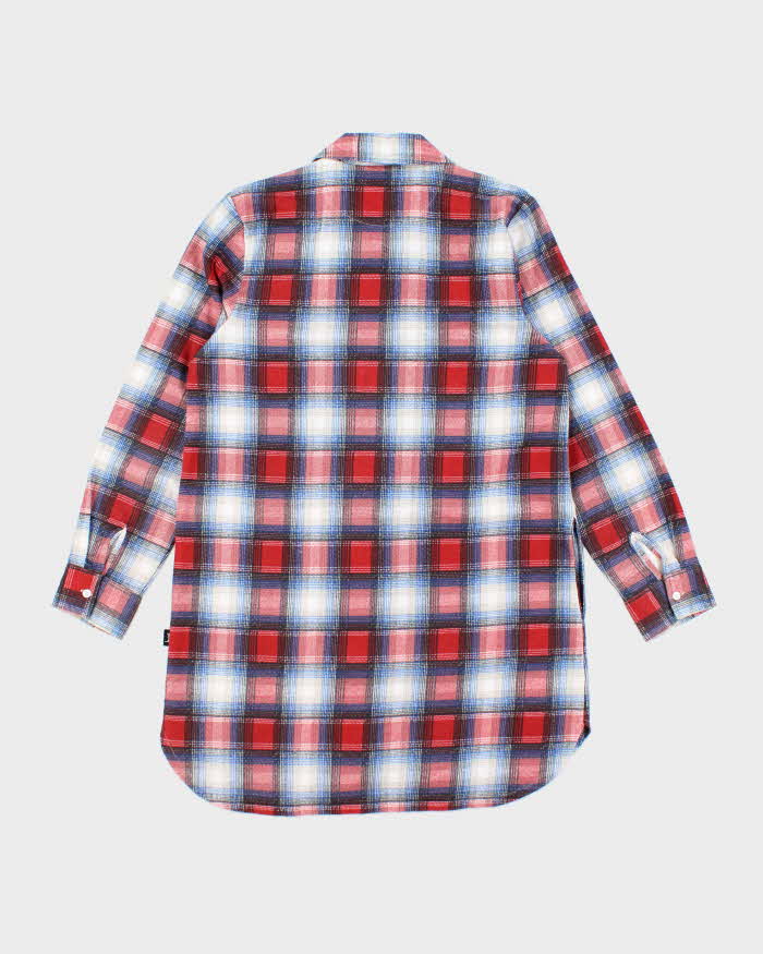 Vintage Stussy Flannel Zip-up Dress - M