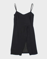 Vintage 80s Giorgio Armani High Slit Dress - S