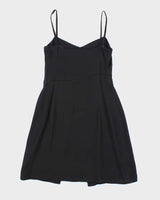 Vintage 80s Giorgio Armani High Slit Dress - S