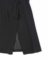 Vintage 80s Giorgio Armani High Slit Dress - S