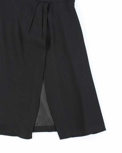 Vintage 80s Giorgio Armani High Slit Dress - S