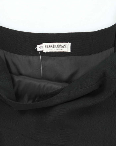 Vintage 80s Giorgio Armani High Slit Dress - S
