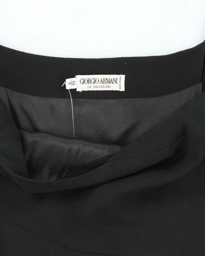 Vintage 80s Giorgio Armani High Slit Dress - S