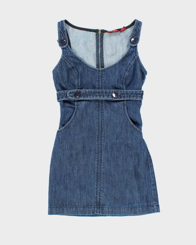 Vintage Y2k 00s Guess Denim Mini Dress - XS