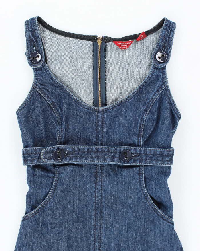 Vintage Y2k 00s Guess Denim Mini Dress - XS