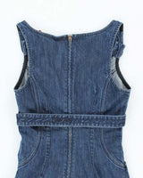 Vintage Y2k 00s Guess Denim Mini Dress - XS