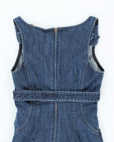 Vintage Y2k 00s Guess Denim Mini Dress - XS