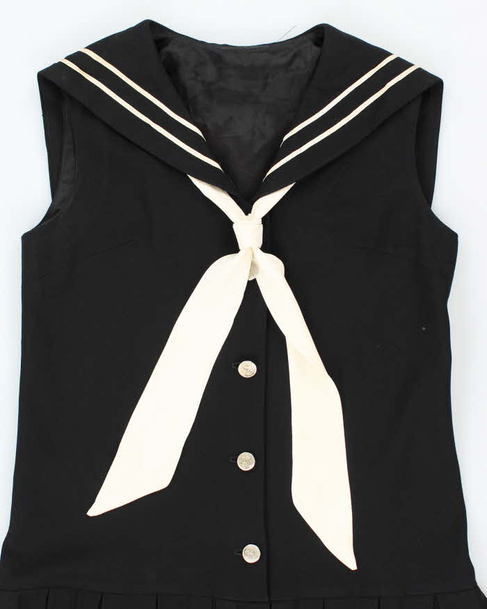 Vintage 60s Joseph Ribkoff Sailor Dress - M