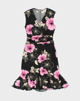 Vintage Y2k 00s Capacino Floral Dress - S
