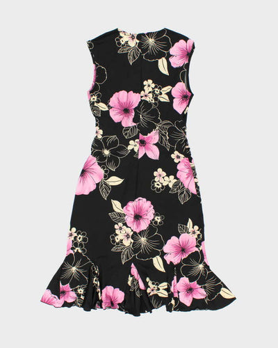 Vintage Y2k 00s Capacino Floral Dress - S