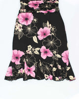 Vintage Y2k 00s Capacino Floral Dress - S