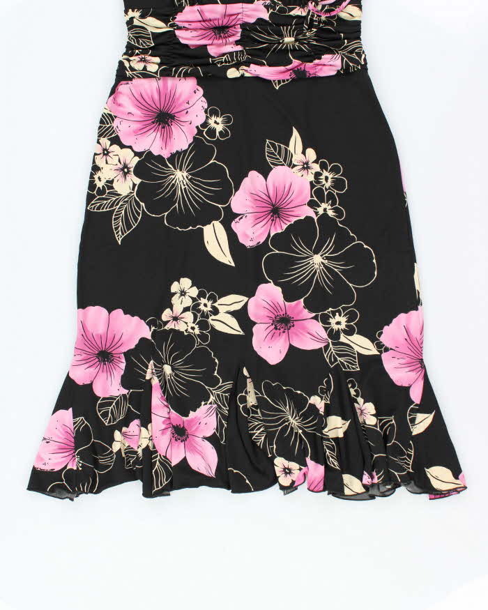 Vintage Y2k 00s Capacino Floral Dress - S