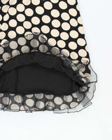 Vintage Y2k 00s Laura Polka Dot Halter Dress - M