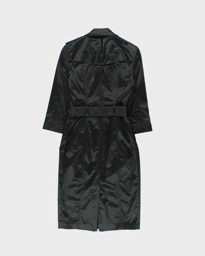 Vintage Burberry Button-up Satin Dress - XS