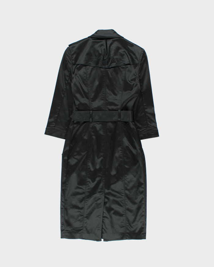 Vintage Burberry Button-up Satin Dress - XS